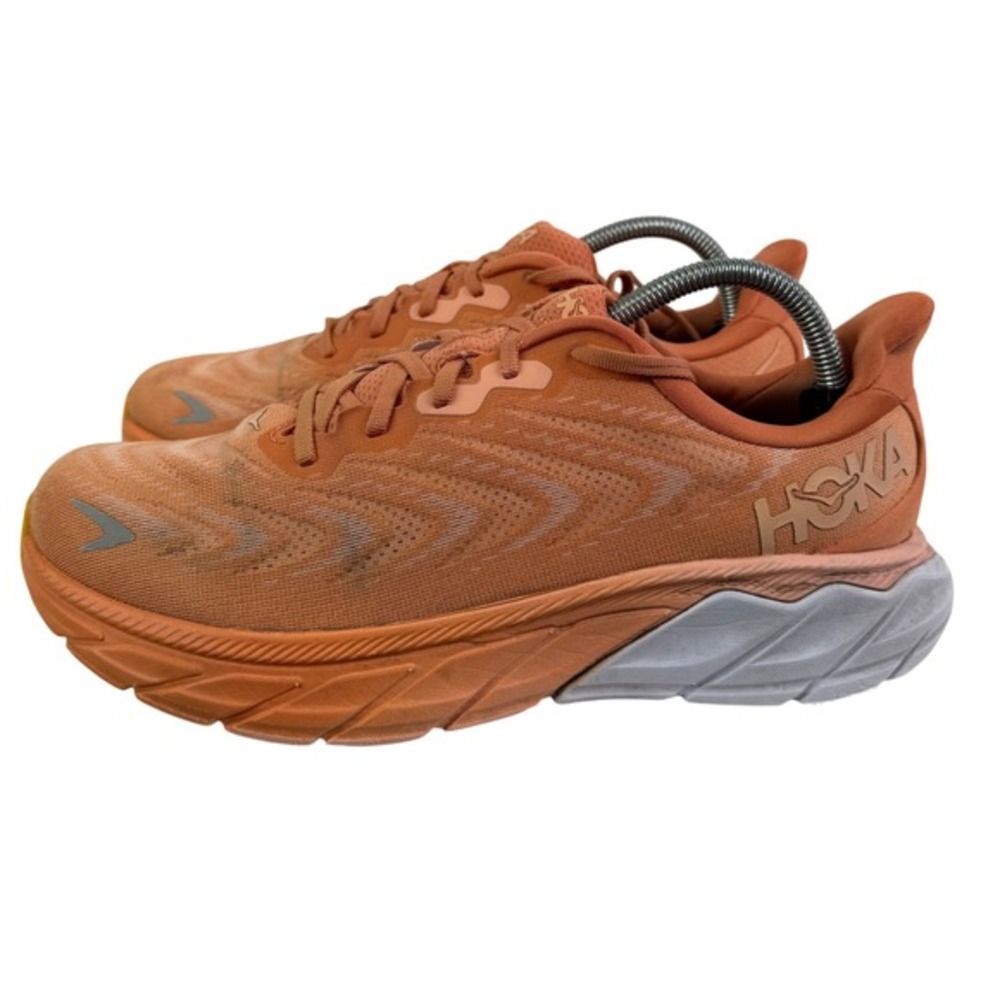 Hoka Arahi 6 Womens‎ 10.5 Running Shoes Coral Orange Stability Sneakers
